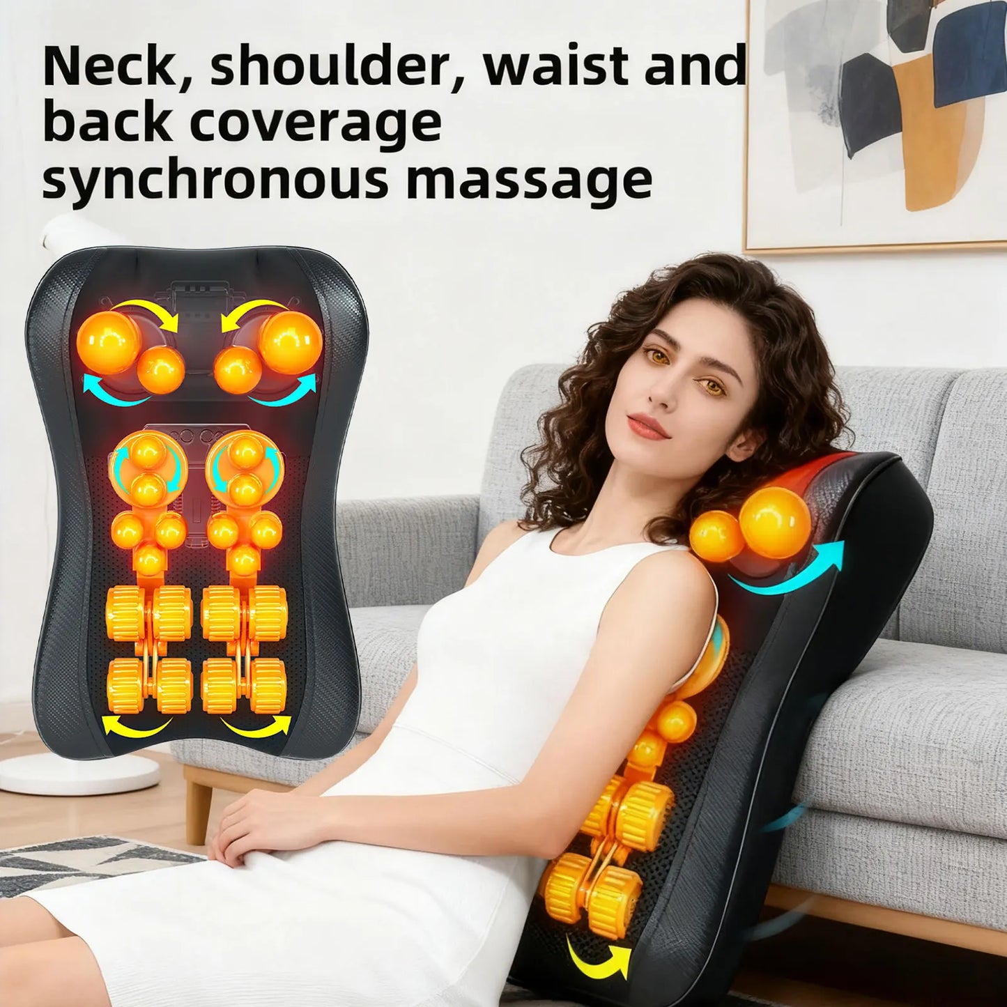 Almohada de Masaje Cervical de 3 Niveles